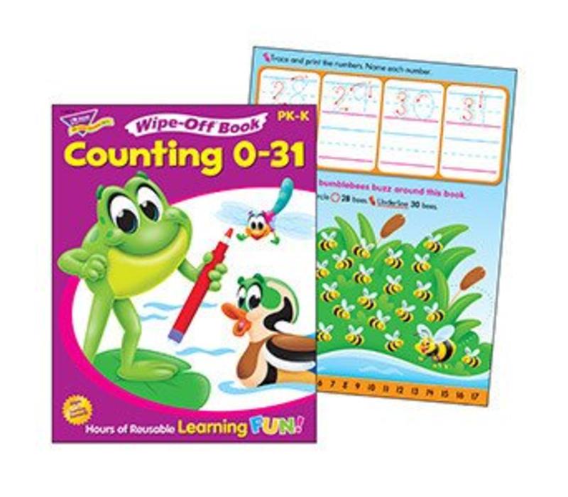 Counting 0-31 Wipe-Off Book