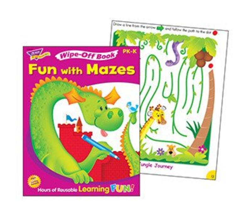 Fun with Mazes Wipe-Off Book