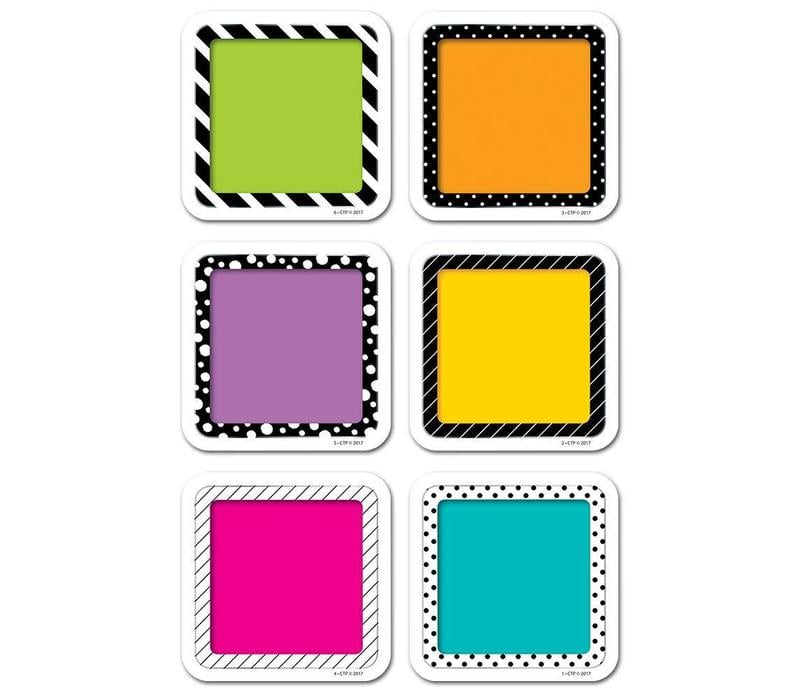 Colorful Cards 3" Designer Cut-Outs