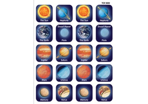 Teacher Created Resources Space Planet Stickers (D)