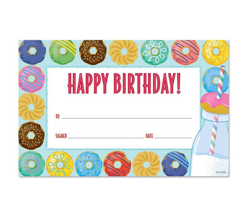 Happy Birthday Donut Award
