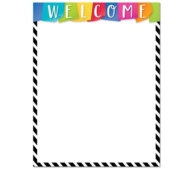 Bright & Bold Welcome Chart