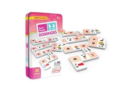 JUNIOR LEARNING Short Vowels Dominoes
