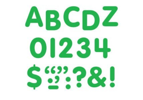 Trend Enterprises Stick-eze Stick on Letters Green 1 inch Trend Enterprises Stick-eze Stick on Letters Green 1 inch