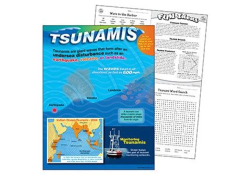 Trend Enterprises Tsunamis poster (D)*