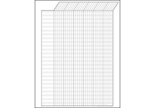 Trend Enterprises White Vertical Incentive Chart (D)*