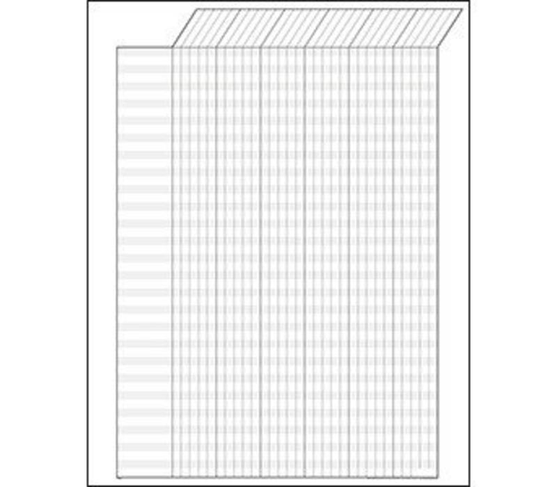 White Vertical Incentive Chart (D)*