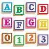 Wooden 3D Blocks Letters 4"*