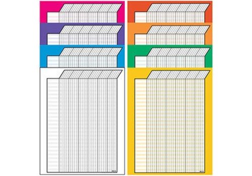 Trend Enterprises Vertical Incentive Charts - package of 8* Trend Enterprises Vertical Incentive Charts - package of 8*