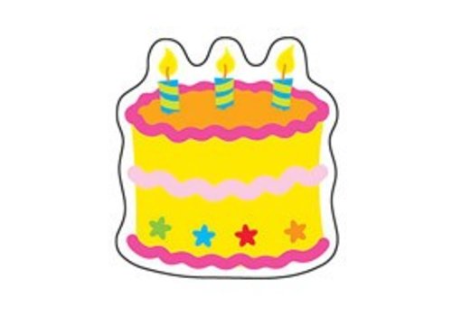 Trend Enterprises Birthday Cake Mini Accents, 36 (D)*
