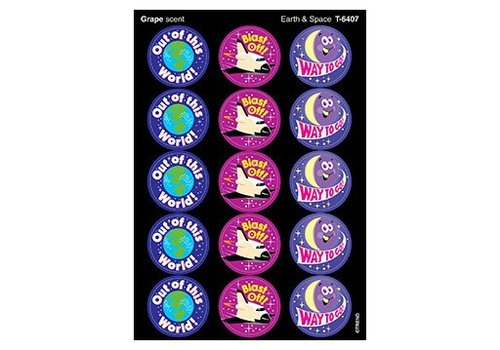 Trend Enterprises Earth & Space/Grape Stickers (D)*