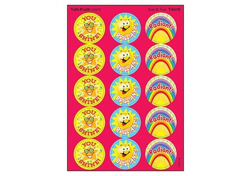 Trend Enterprises Sun & Fun/Tutti-Frutti Stickers (D)*