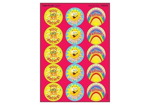 Trend Enterprises Sun & Fun/Tutti-Frutti Stickers