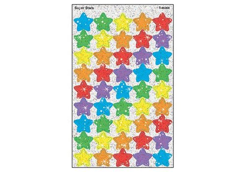 Trend Enterprises Super Stars Sparkle Stickers (180 count)