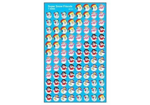 Trend Enterprises Super Snow Friends SuperShapes Stickers