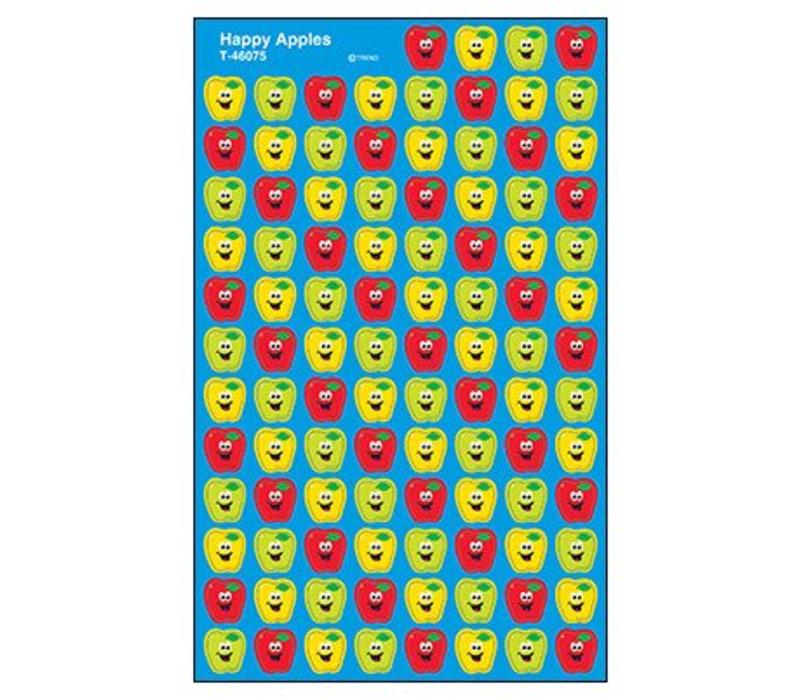 Happy Apples Stickers (D)*