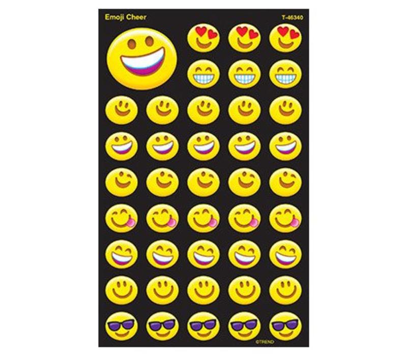 Emoji Cheer SuperShapes Stickers