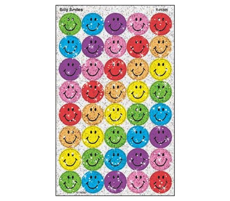Silly Smiles Sparkle Stickers (160 count)