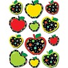 Dots on Black Apples Stickers  (D)*