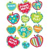 Creative Teaching Press Dots on Turquoise Apples Stickers