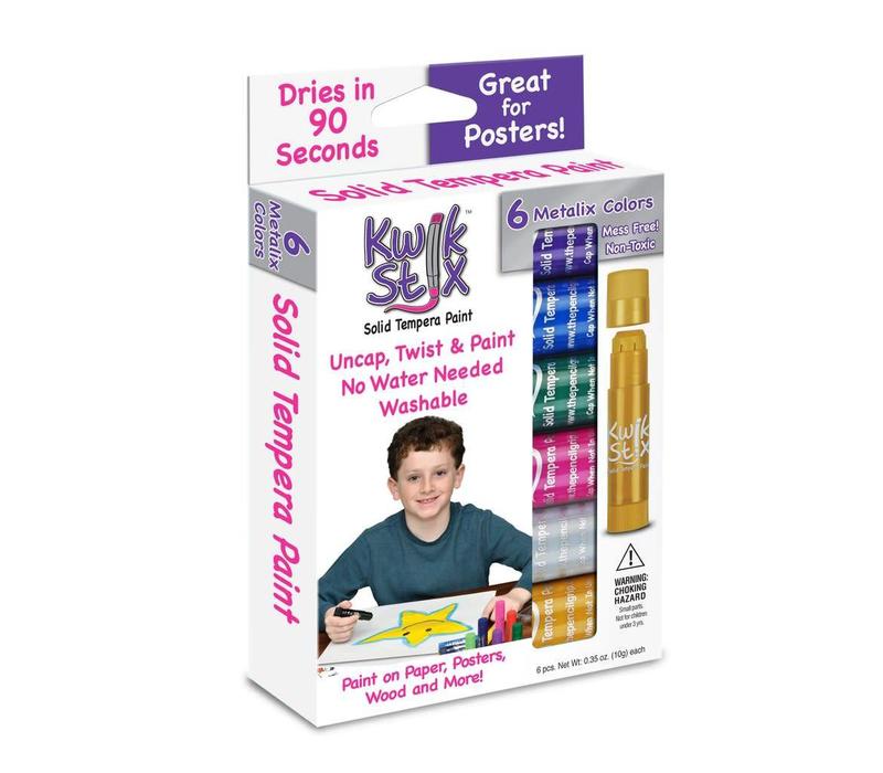 Kwik Stix, Set of 6 Metalix Colors