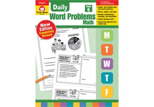 Evan Moor DAILY WORD PROBLEMS GRADE 6 - Revised