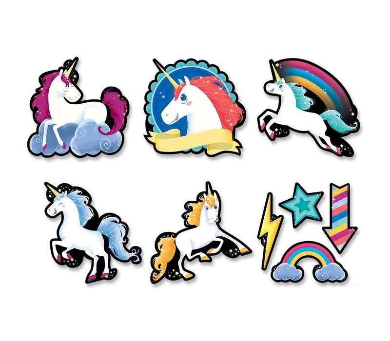 Unicorn Cut-Outs 6"  /Accents (D)