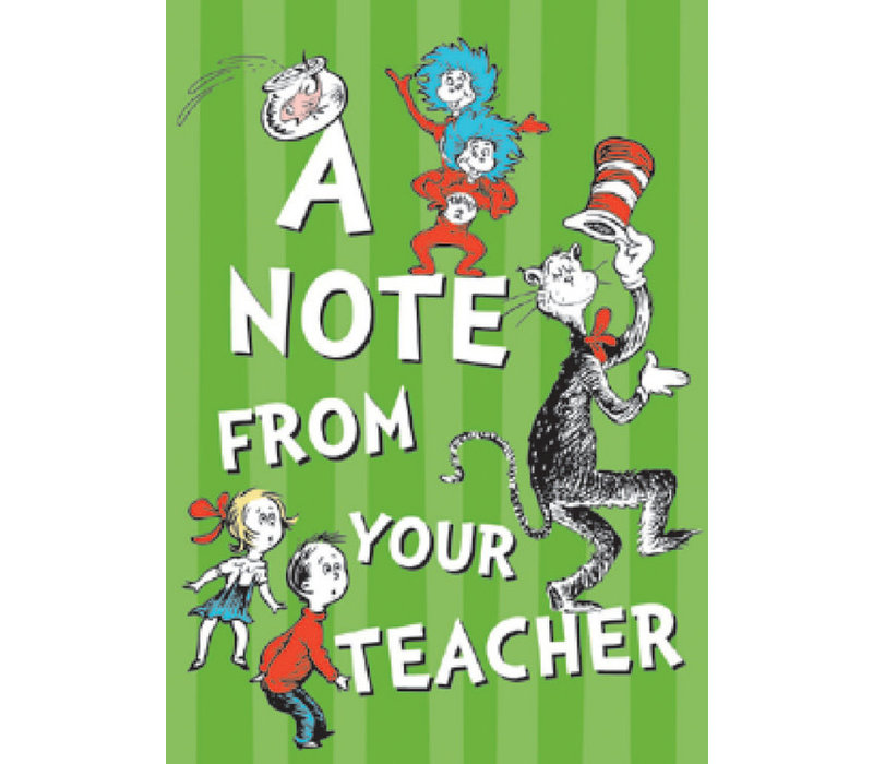 Cat in the Hat - A Note From Your Teacher Cards
