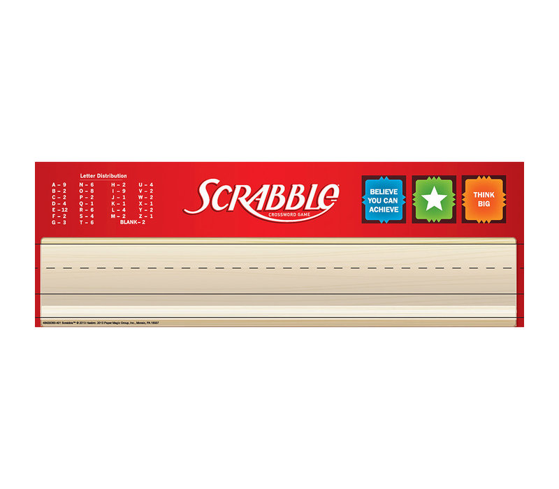 Scrabble Tented Name Plates* (D)