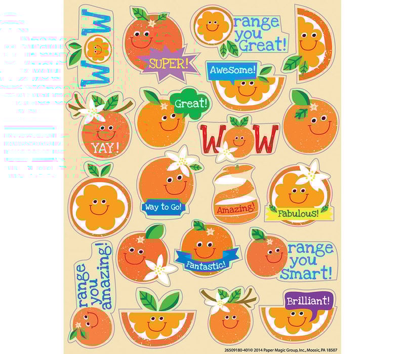 Scented Stickers - Orange (D)*