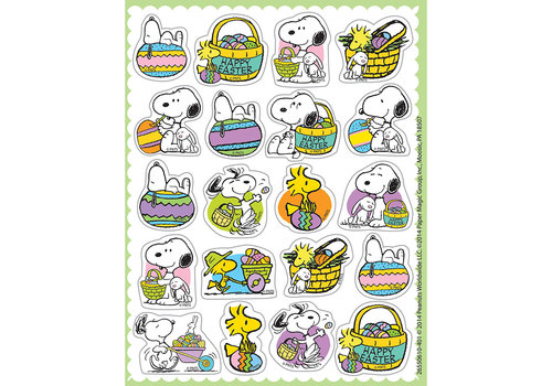 EUREKA Peanuts Easter Stickers