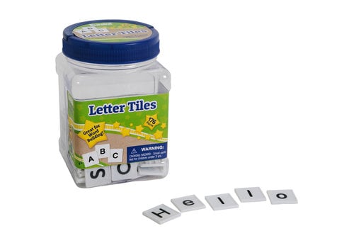 EUREKA Letter Tiles Tub, 176 Tiles