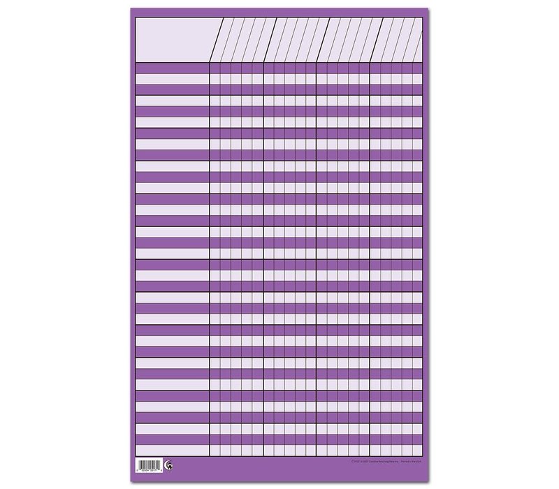 Purple Small Vertical Incentive Chart(D)