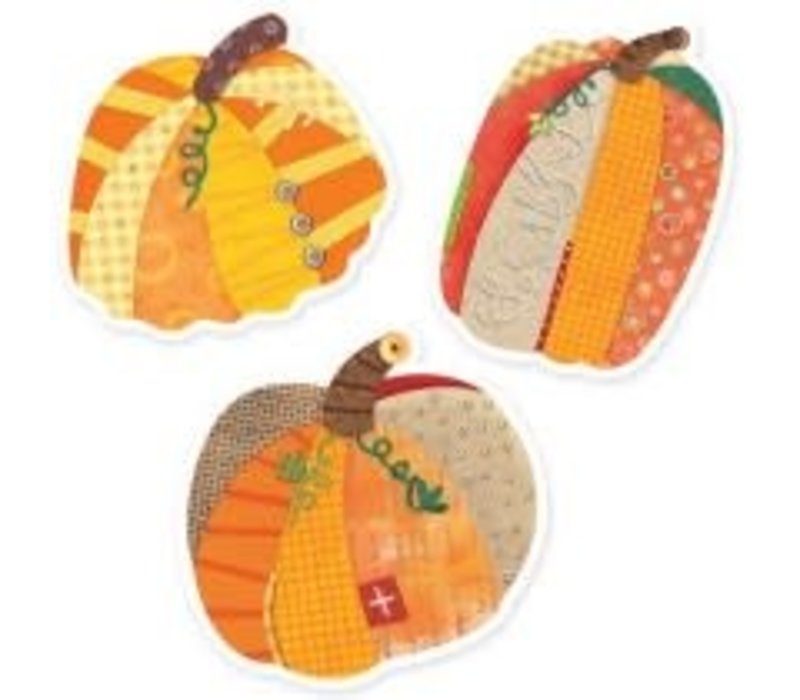 Pumpkins 6" Designer Cut-Outs  (D)*