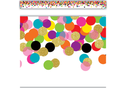 Teacher Created Resources Confetti Straight Border Trim* Teacher Created Resources Confetti Straight Border Trim*