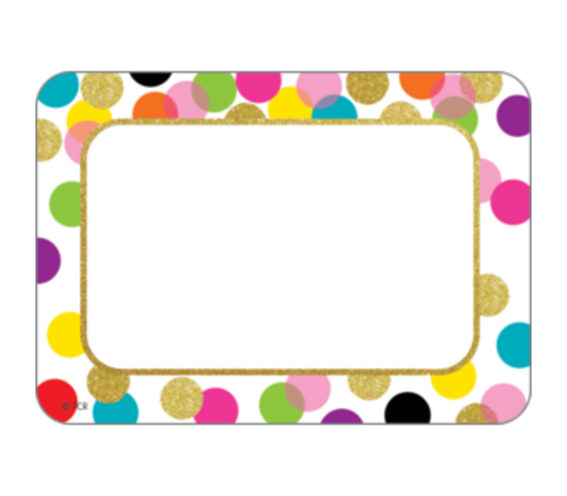 Confetti Name Tags/Labels*