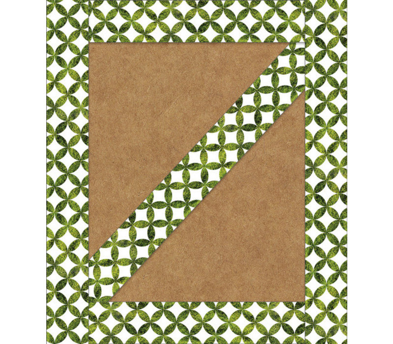 Moss Lattice Straight Borders* (D)