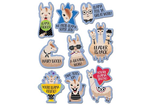 Creative Teaching Press LLAMA REWARDS STICKERS 45 PC*
