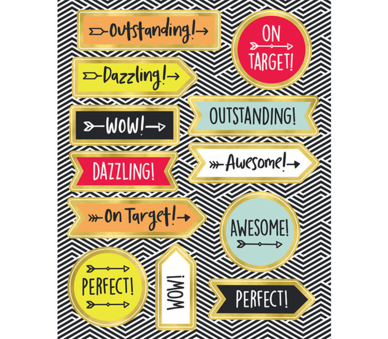 Hello Sunshine Motivational Stickers, 54 Stickers - CD-168268, Carson  Dellosa Education