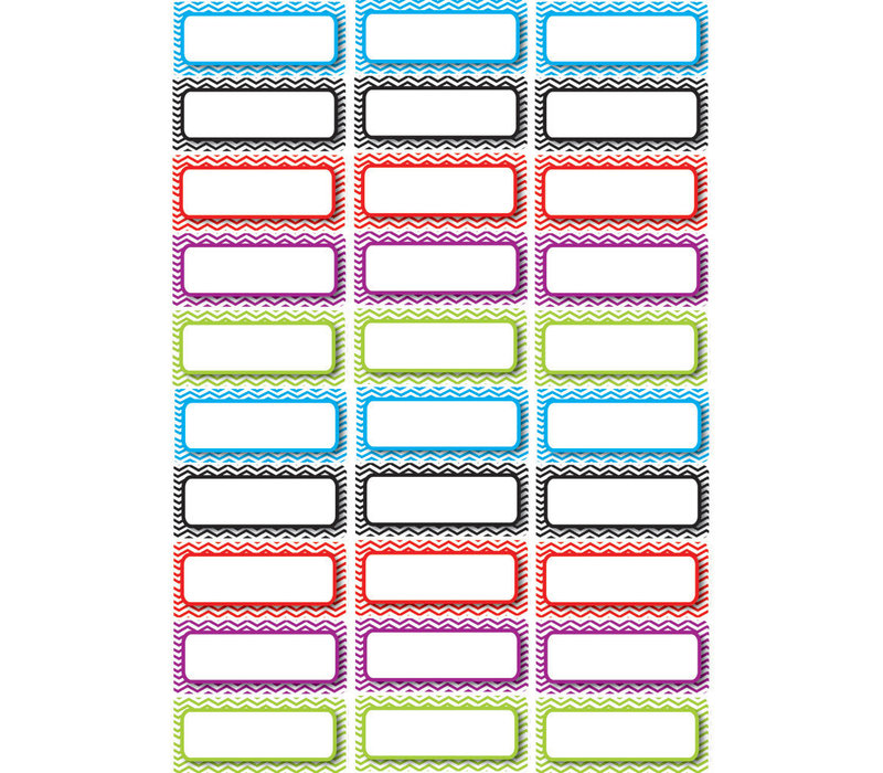 Magnetic Small Nameplates, 30 pcs,  Chevron