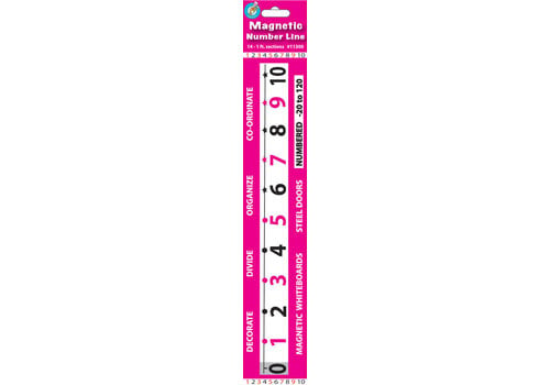 ASHLEY PRODUCTIONS Math Die-Cut Magnets, Number Line -20 to 120