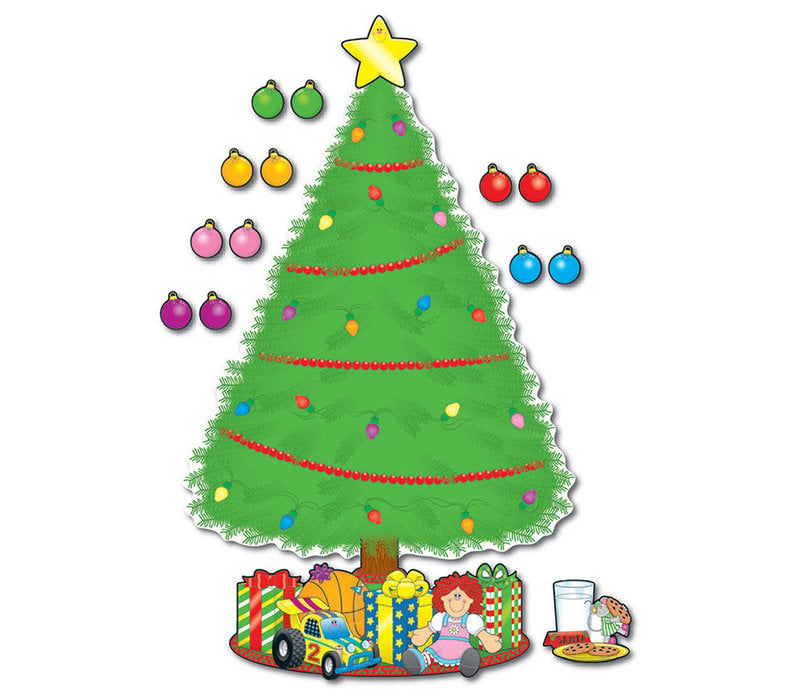 Big Christmas Tree Bulletin Board Set