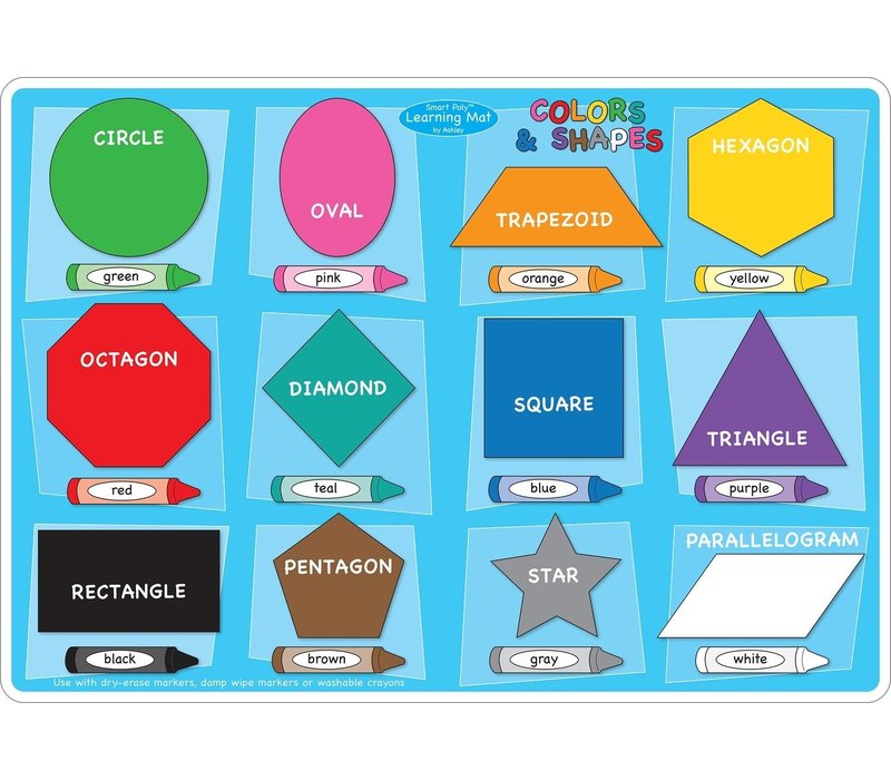 Learning Mat Color & Shapes*