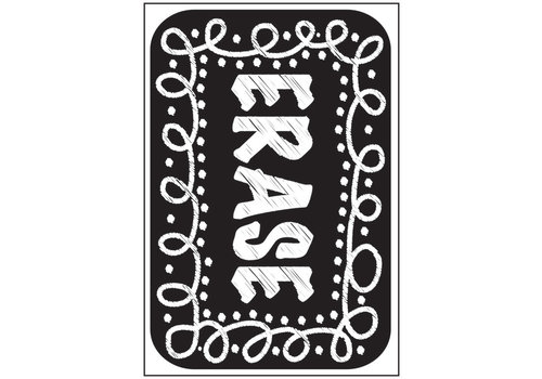 ASHLEY PRODUCTIONS Magnetic Whiteboard Eraser Chalk Loops and Shapes