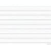 ASHLEY PRODUCTIONS Tablet Lined 3/4" RBBR Poly Chart 17" x 22"