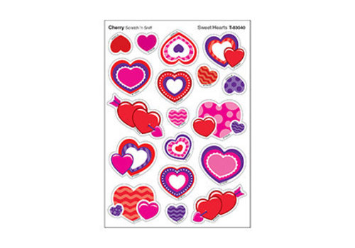 Trend Enterprises Sweet Hearts / Cherry  Stinky Stickers