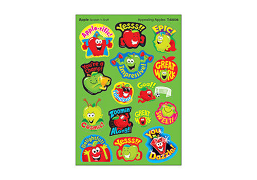 Trend Enterprises Appealing Apples / Apple  Stinky Stickers*