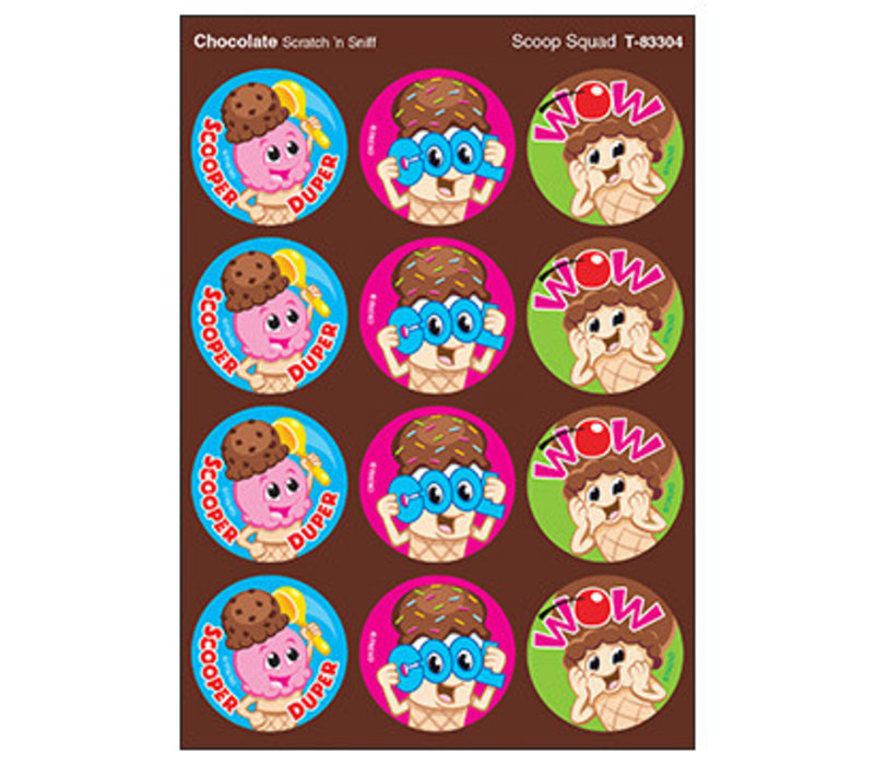 Scoop Squad / Chocolate Stinky Stickers