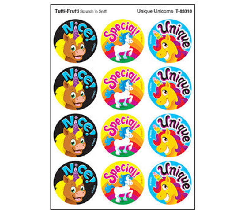 Unique Unicorns / Tutti-Frutti  Stinky Stickers