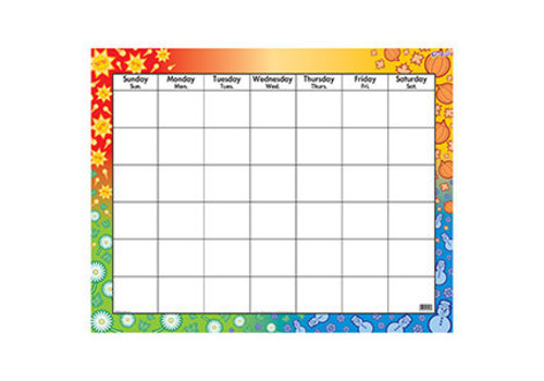 Trend Enterprises Four Seasons Wipe Off Calendar (D)*